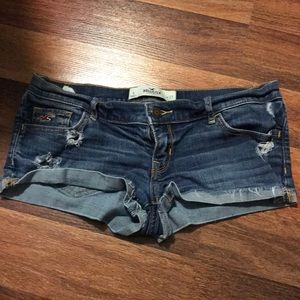 Hollister jean shorts